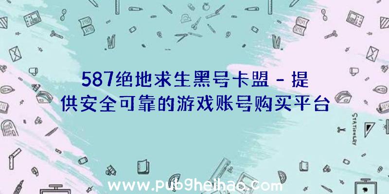 587绝地求生黑号卡盟